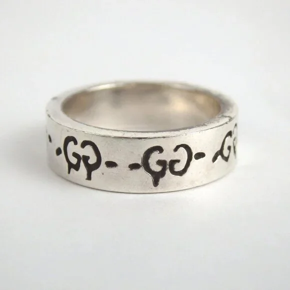 Authentic GUCCI skull icon ring Ag925[Used] - Picture 3 of 7